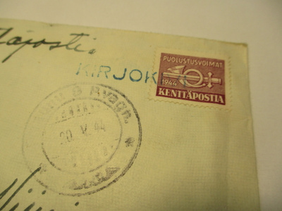 1944 KIRJOKIVI rivil s + pv 9 kuorella siältö