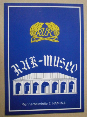 Hamina, RUK-museo, p. 1985, leima Kotkan meripäivät