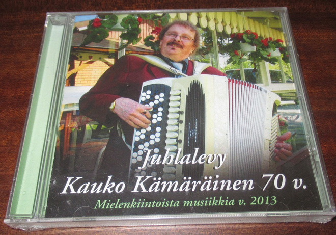 Juhlalevy Kauko Kämäräinen 70 v. uusi cd