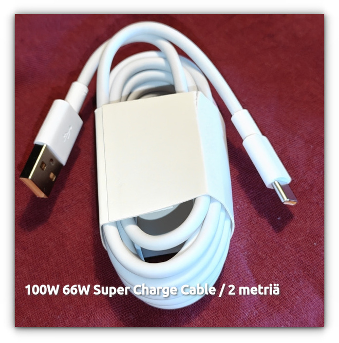 Honor 6A 100W USB A -> USB C SuperCharge kaapeli / 2m #31947