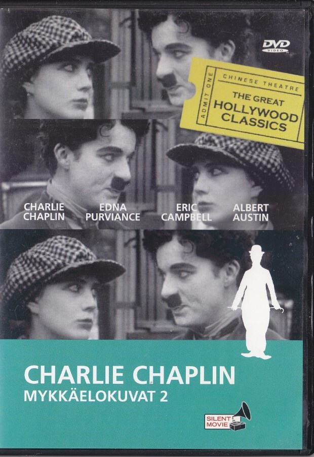 Charlie Chaplin mykkäelokuvat 2 (DVD K3)