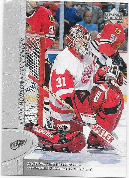 1996-97 Upper Deck #253 Kevin Hodson Detroit MV RC