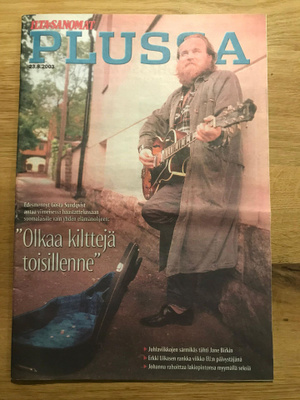 IltaSanomat IS Plussa lehti 23.8.2003 Gösta Sundqvist