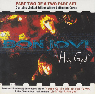 Bon Jovi - Hey God (Part Two) (CD) NEAR MINT!!