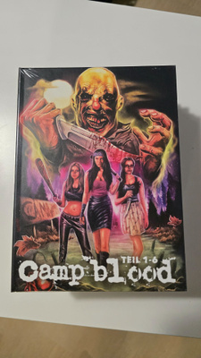 Camp blood 1-6 .blu-ray & dvd.mediabook.uusi