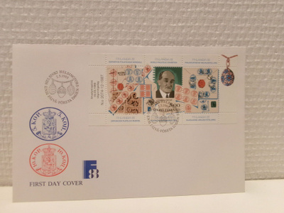FDC- ensipäiväkuori - ensipäiväleima 2.5.1988 Faberg