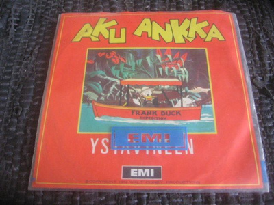7" - Seppo Rannikko & Reino Bäskman - Aku Ankka ystävineen