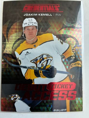 Joakim Kemell 25-26 Credentials #149 Red 157/249