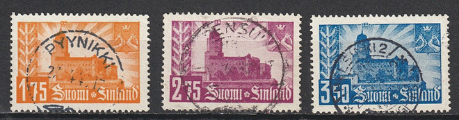 1941 Viipurin jälleenvaltausmerkit leimattuna