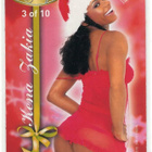 Bench Warmer 2003 Holiday Chrome Cards Kena Zakia VIKA - pikkukuva 2