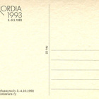 NORDIA 1993, Tampereen Filatelistaseura ry, käyttämätön - pikkukuva 2