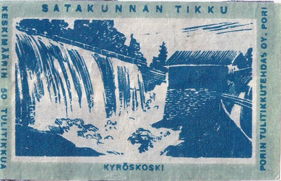 Etiketti, Kyröskoski, Satakunnan tikku ,  b476