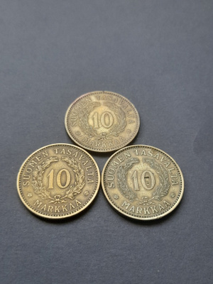 10 MARKKAA 1928,1929,1930