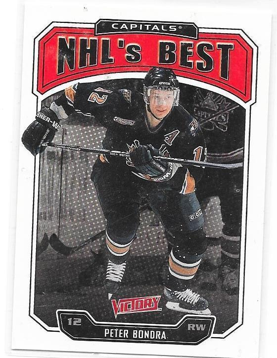 2000-01 UD Victory NHL`s Best #329 Peter Bondra Washington