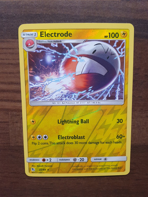 Pokemon Electrode 22/68 Reverse holo rare
