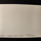 Postikortti Hämeenlinna 1964 Karhumäki Alkup.Mallikappale - pikkukuva 2