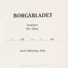 Porvoo: Borgåbladet (presentkort) - pikkukuva 2