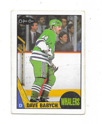 1987-88 OPC #5 Dave Babych , Hartford Whalers
