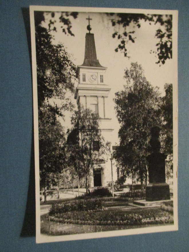 VANHA POSTIKORTTI - OULU KIRKKO (PK1-S14)