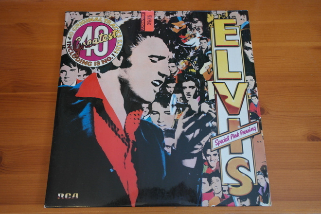 Elvis Presley:Elvis's 40 Greatest-2LP.Pink Vinyl!Mono.