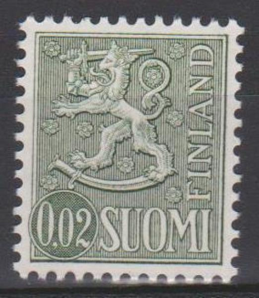 M63 Yleismerkki 0,02 mk ** Lape 636