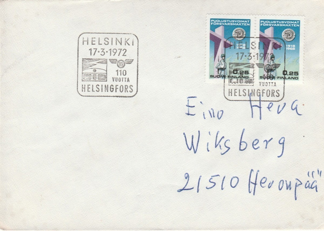 ERIKOISLEIMA , VR 110 vuotta, Helsinki 17.3.1972