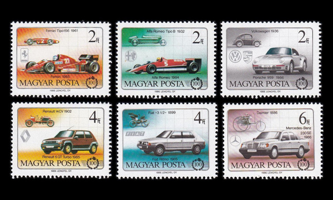 Unkari 3828-33 ** Auto 100v (1986)