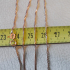 Kultainen 14K ohut ketju 46,5cm - pikkukuva 4
