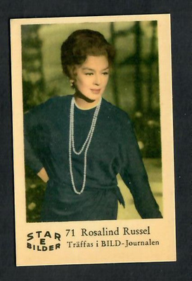 Keräilykuva - Rosalind Russel Star E Bilder 71