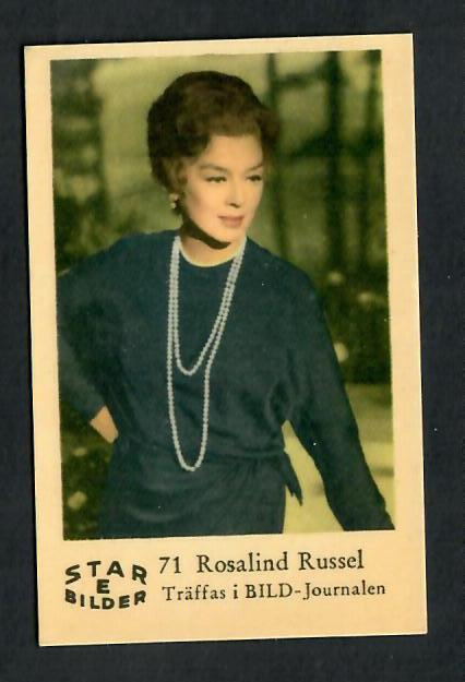 Keräilykuva - Rosalind Russel Star E Bilder 71