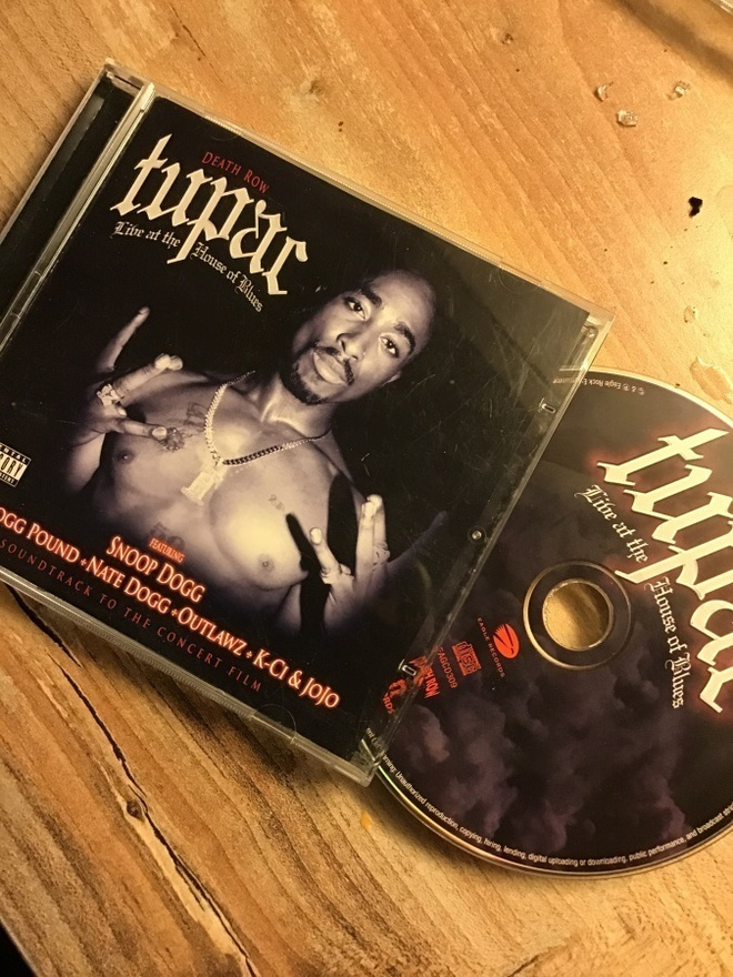 2pac Tupac . Live at the house of blues CD death row records
