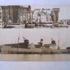 VANHA Postikortti Puola Danzig Suomalainen Laiva Orient 1920 - pikkukuva 1