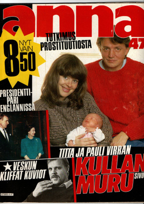 Anna n:o 47 1984. Titta & Pauli & Vauva. Carita Järvinen & T