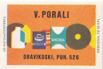 Oravikoski. V. Porali ,  b438