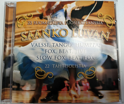 Saanko Luvan (CD) 22 Suomalaista Suosikkitanssia KUIN UUSI!!