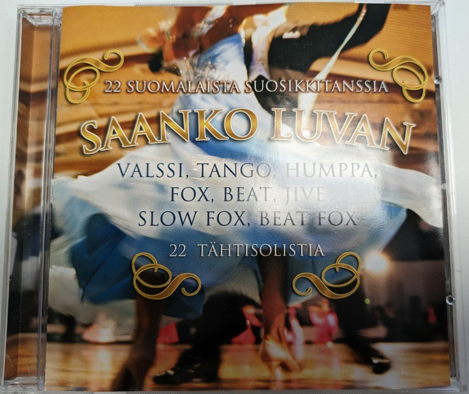 Saanko Luvan (CD) 22 Suomalaista Suosikkitanssia KUIN UUSI!!
