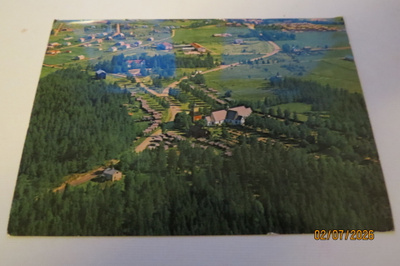 NÄRPIÖ ILMAKUVA 1970 KULKENUT KORTTI