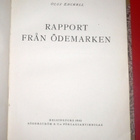 Olof Enckell : Rapport från Ödemarken   1942 1.p. - pikkukuva 1