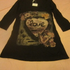 Stradivarius Paita koko S "Love" - pikkukuva 1