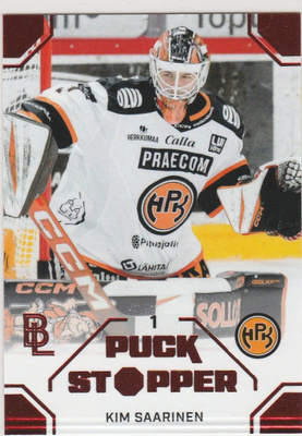 2026/27 Bluelinen Puck Stopper Red Saarinen , HPK /40