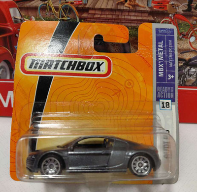 Audi R8 Harmaa 2007 Matchbox