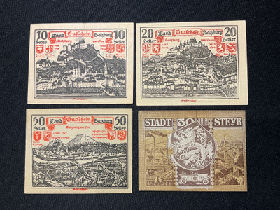 Salzburg 3 kpl & Stadt Steyer