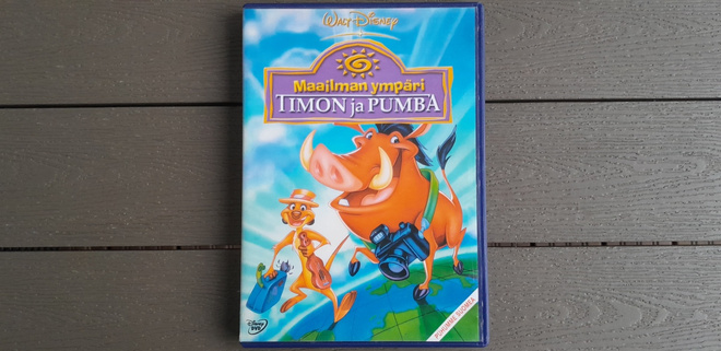 DVD: Timon Ja Pumba Maailman Ympäri (Disney 1996/?)