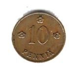 1937 10 PENNIÄ KOLIKKO KÄYTETTY - pikkukuva 1