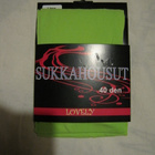 Sukkahousut, lime, 40den, koko 34-36, UUSI - pikkukuva 2