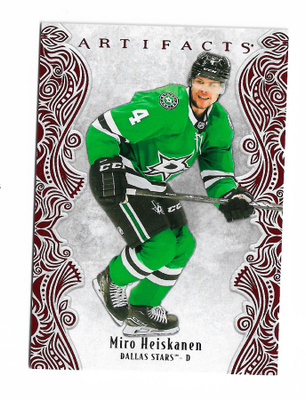 2025-26 Upper Deck Artifacts Ruby Red /599 Miro Heiskanen