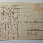 Vanha koruttoman tyylikäs joulukortti, p. 1917 - pikkukuva 2