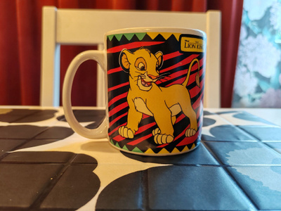 Vintage Leijonankuningas Simba muki