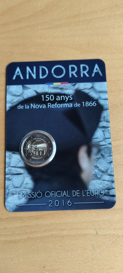 2€ Andorra 2016, Coincard