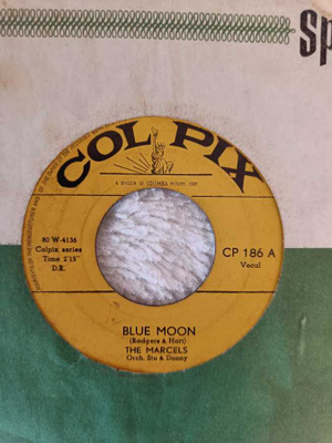THE MARCELS - BLUE MOON 7" BELGIUM 1961